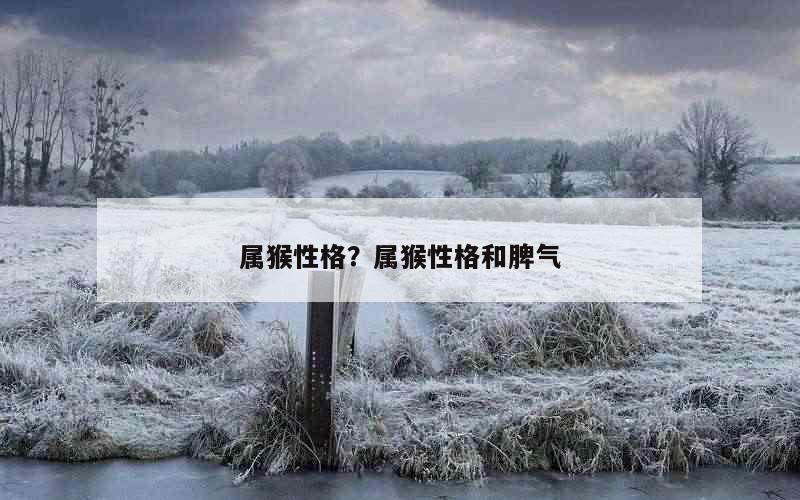 属猴性格？属猴性格和脾气