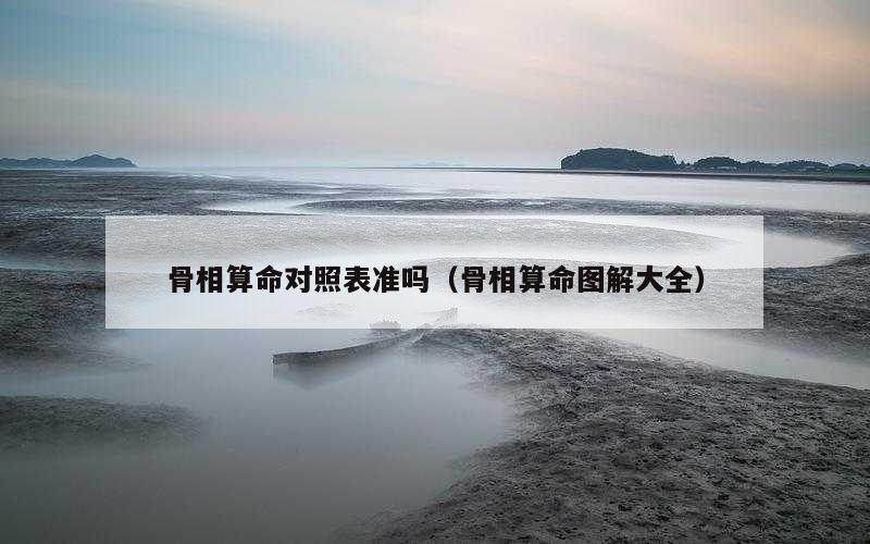 骨相算命对照表准吗（骨相算命图解大全）