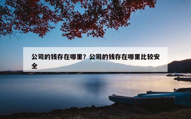 公司的钱存在哪里？公司的钱存在哪里比较安全
