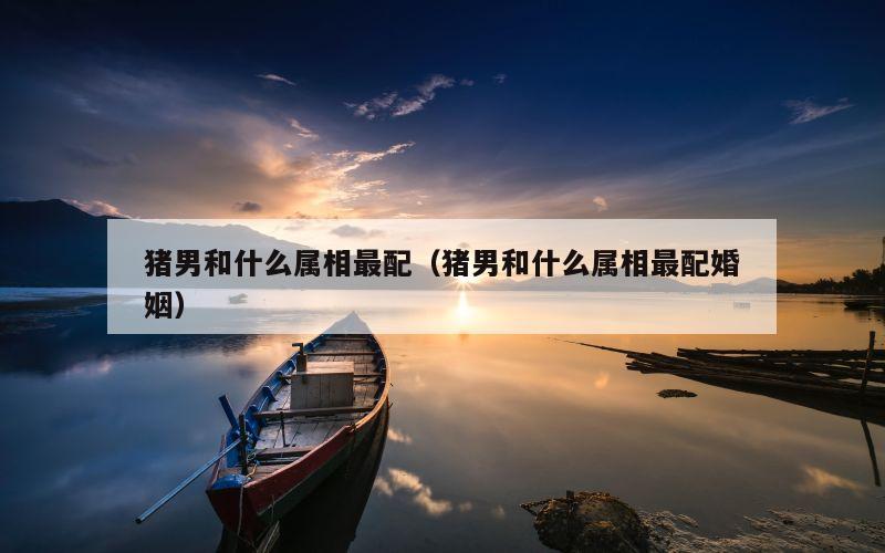 猪男和什么属相最配（猪男和什么属相最配婚姻）