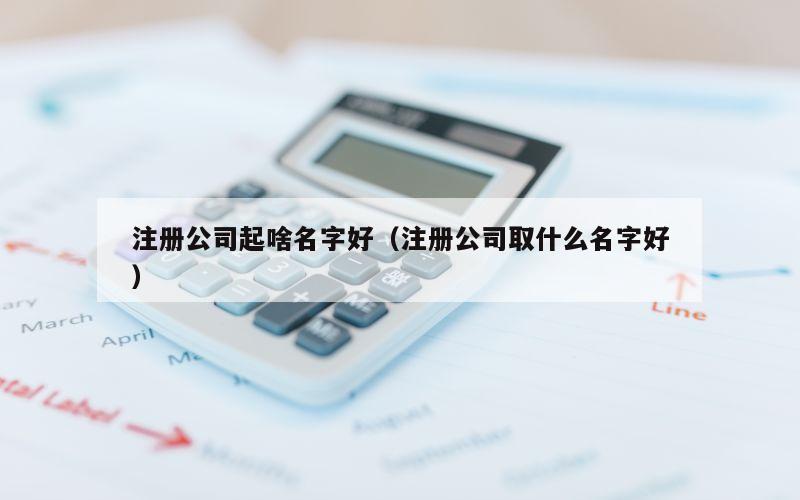 注册公司起啥名字好（注册公司取什么名字好）