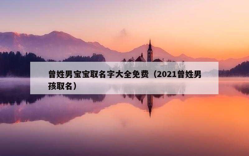 曾姓男宝宝取名字大全免费（2021曾姓男孩取名）