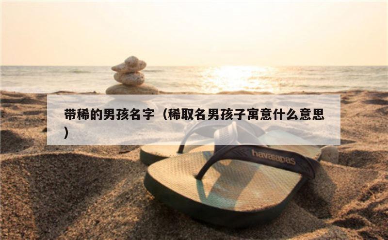 带稀的男孩名字（稀取名男孩子寓意什么意思）