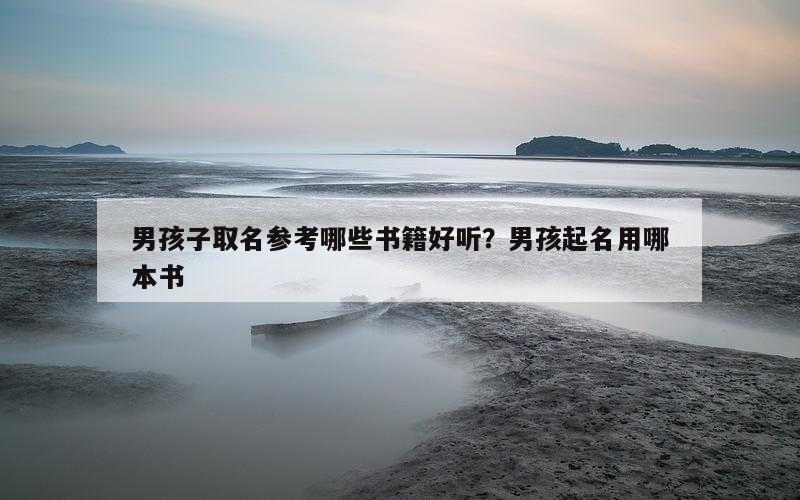 男孩子取名参考哪些书籍好听？男孩起名用哪本书
