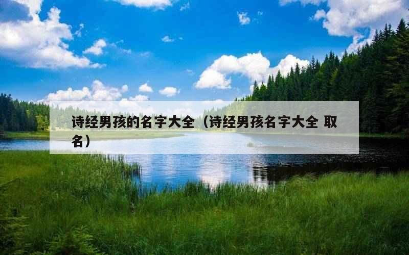 诗经男孩的名字大全（诗经男孩名字大全 取名）