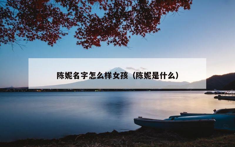 陈妮名字怎么样女孩（陈妮是什么）