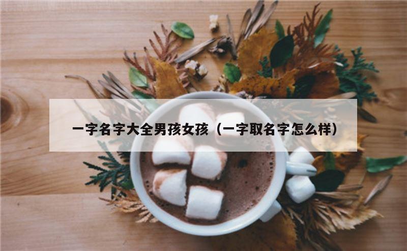 一字名字大全男孩女孩（一字取名字怎么样）