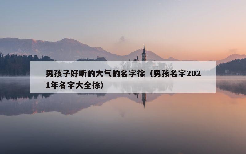 男孩子好听的大气的名字徐（男孩名字2021年名字大全徐）
