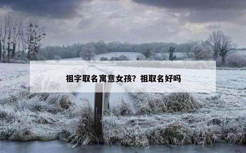 祖字取名寓意女孩？祖取名好吗