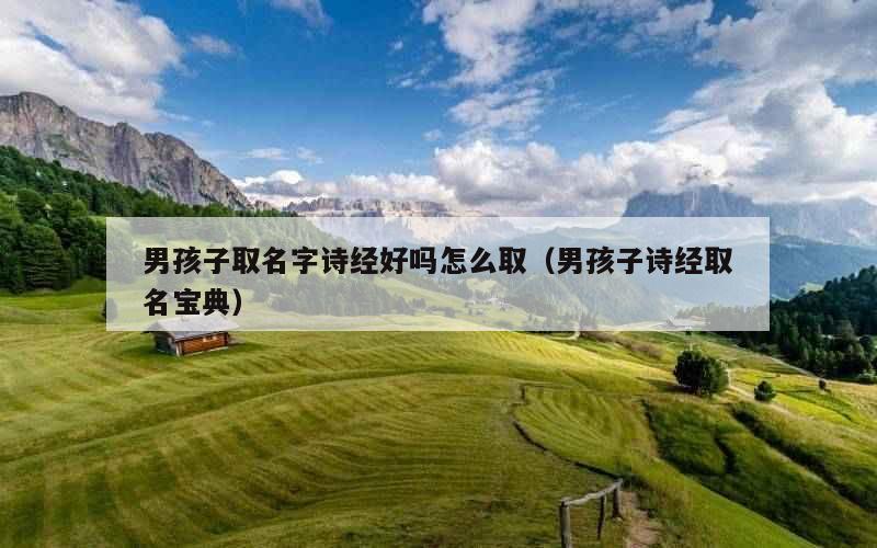 男孩子取名字诗经好吗怎么取（男孩子诗经取名宝典）