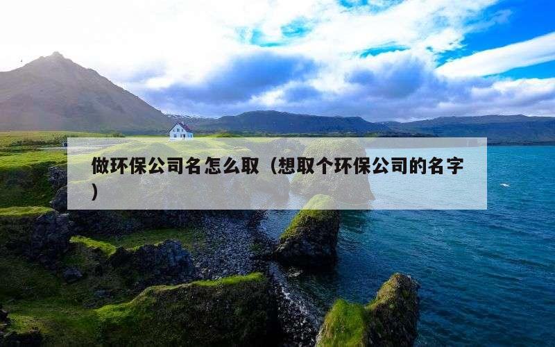 做环保公司名怎么取（想取个环保公司的名字）