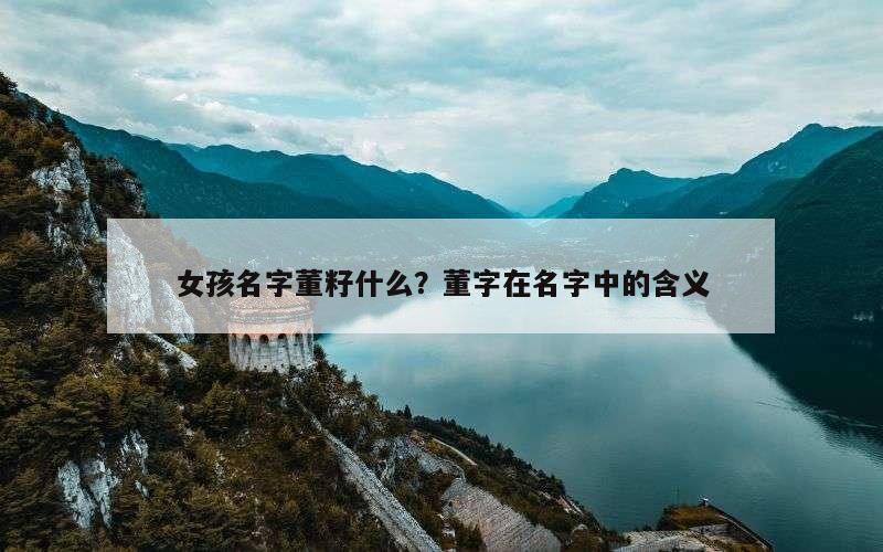 女孩名字董籽什么？董字在名字中的含义