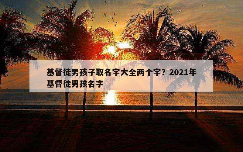基督徒男孩子取名字大全两个字？2021年基督徒男孩名字