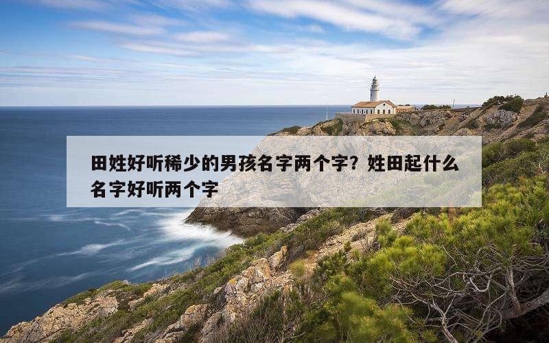 田姓好听稀少的男孩名字两个字？姓田起什么名字好听两个字
