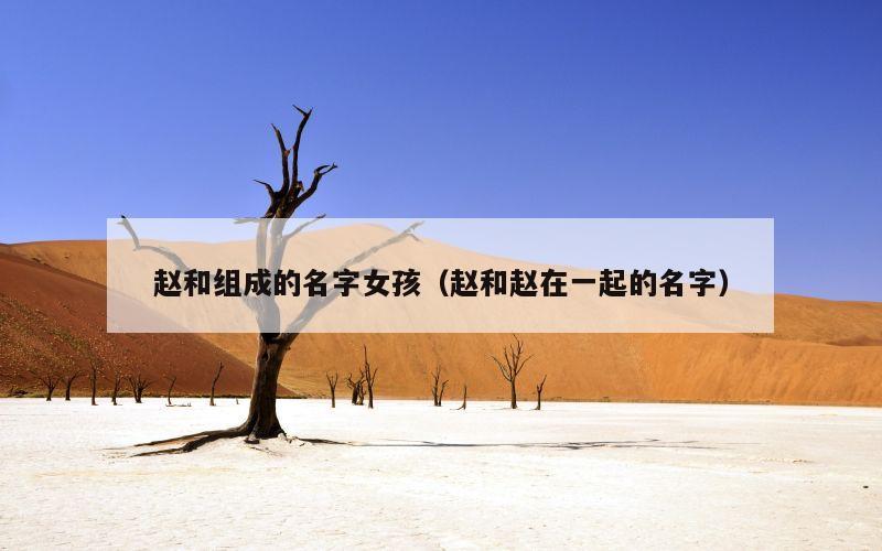 赵和组成的名字女孩（赵和赵在一起的名字）