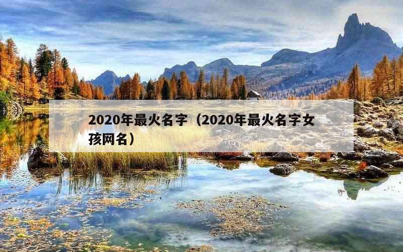 2020年最火名字（2020年最火名字女孩网名）