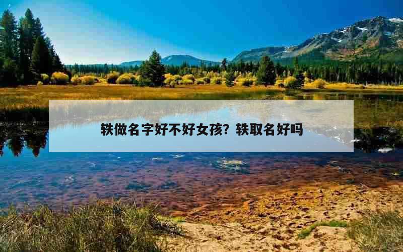 轶做名字好不好女孩？轶取名好吗