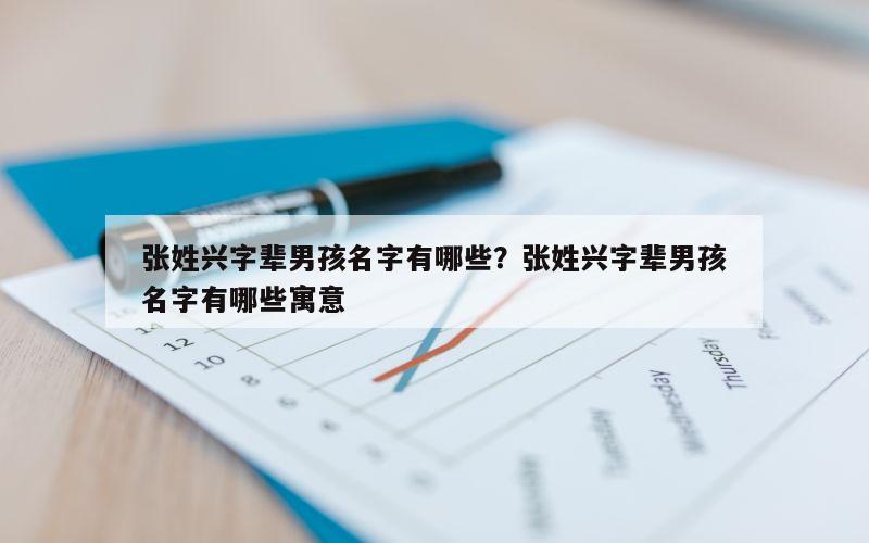 张姓兴字辈男孩名字有哪些？张姓兴字辈男孩名字有哪些寓意