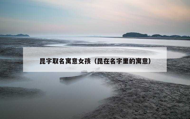 昆字取名寓意女孩（昆在名字里的寓意）