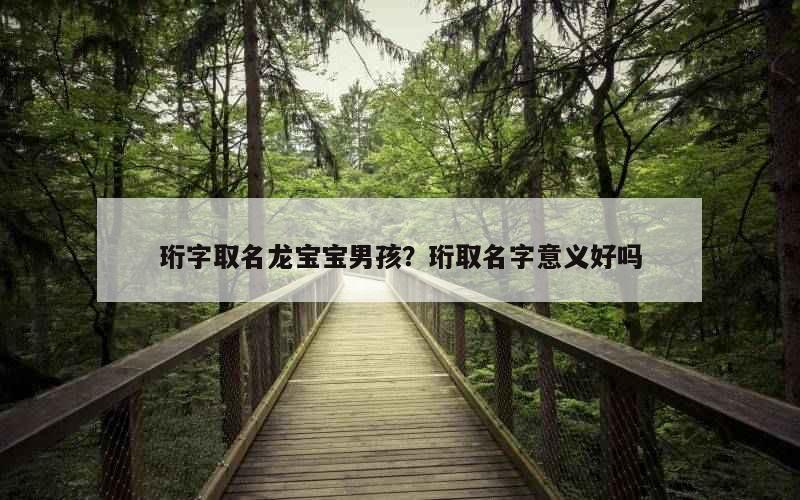 珩字取名龙宝宝男孩？珩取名字意义好吗