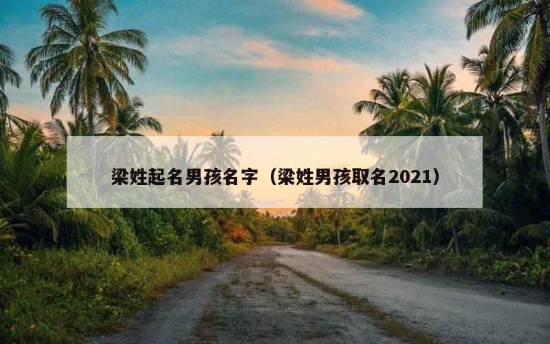 梁姓起名男孩名字（梁姓男孩取名2021）