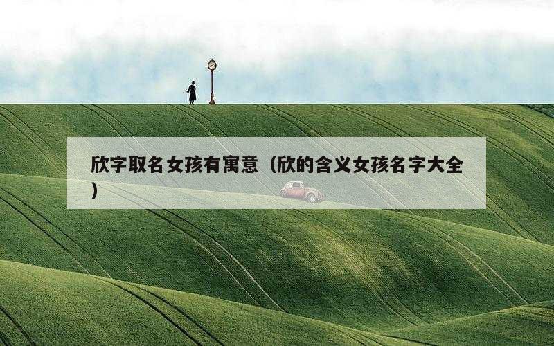 欣字取名女孩有寓意（欣的含义女孩名字大全）