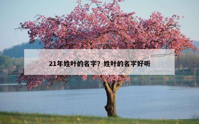 21年姓叶的名字？姓叶的名字好听
