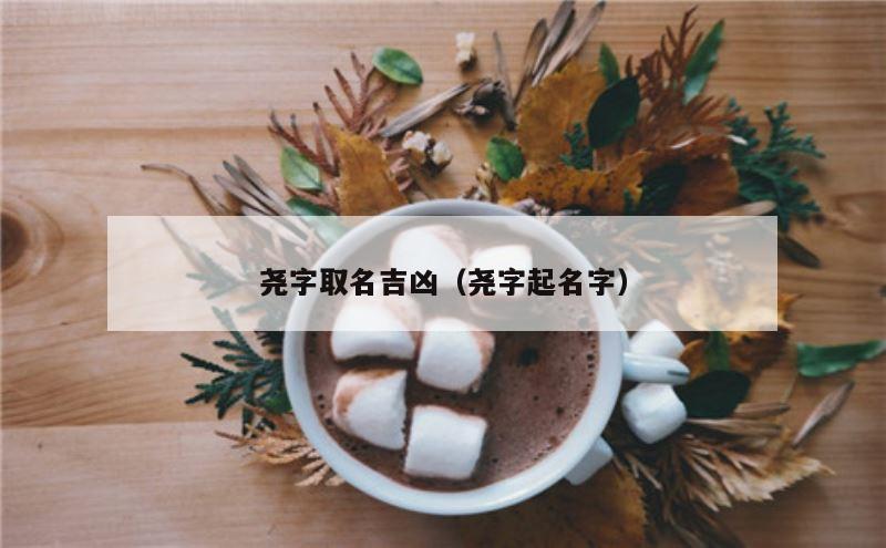 尧字取名吉凶（尧字起名字）