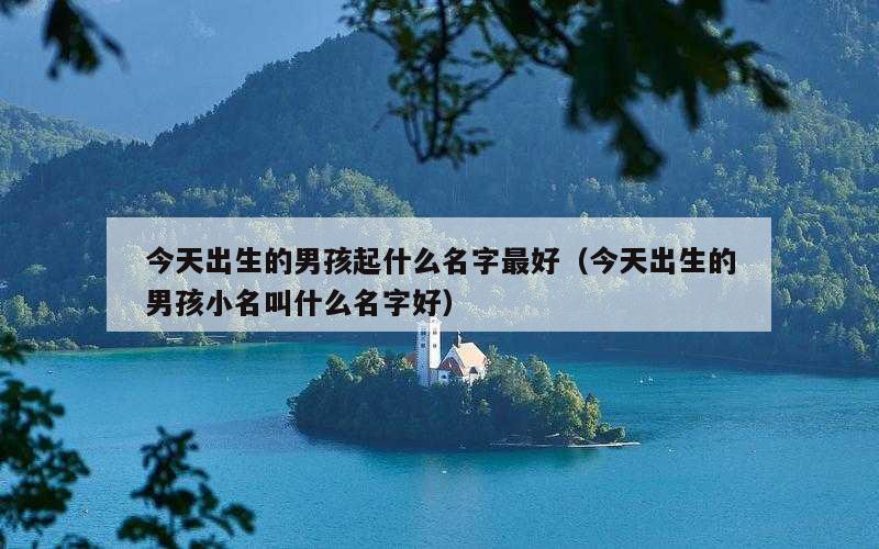 今天出生的男孩起什么名字最好（今天出生的男孩小名叫什么名字好）