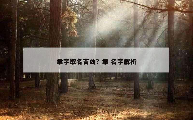 聿字取名吉凶？聿 名字解析