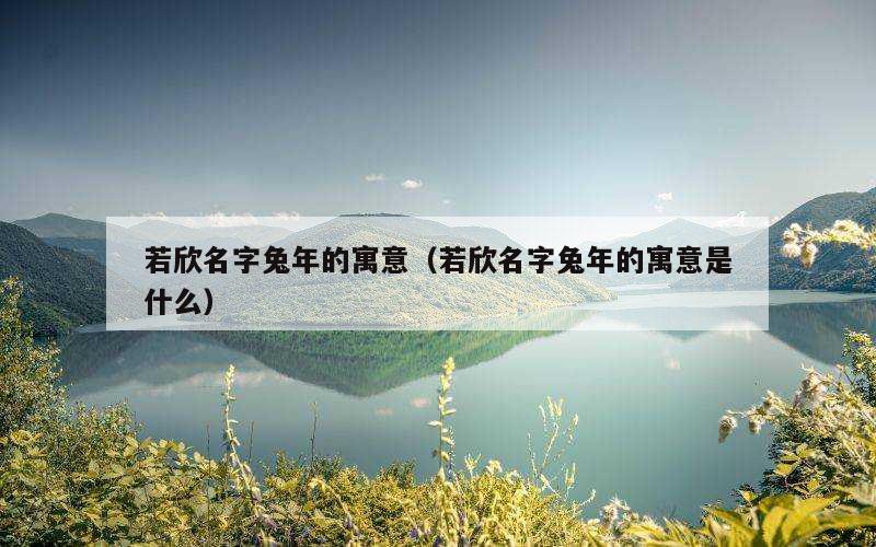 若欣名字兔年的寓意（若欣名字兔年的寓意是什么）