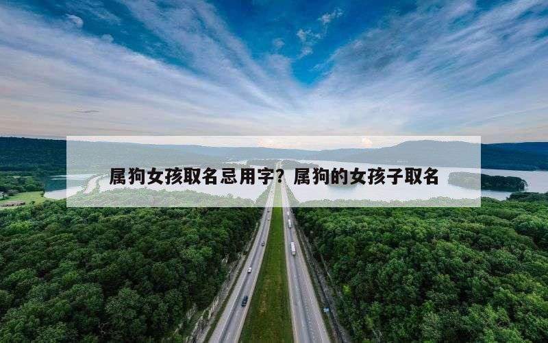 属狗女孩取名忌用字？属狗的女孩子取名