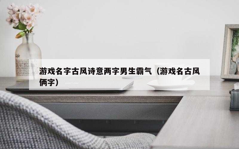 游戏名字古风诗意两字男生霸气（游戏名古风俩字）