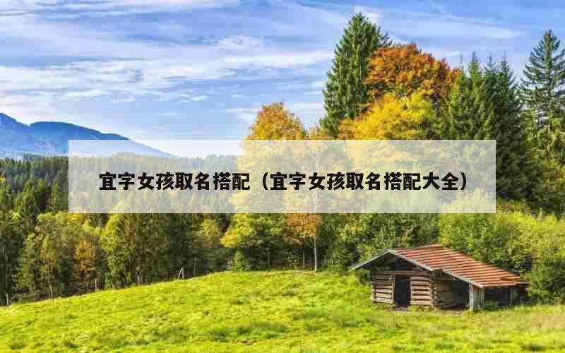 宜字女孩取名搭配（宜字女孩取名搭配大全）
