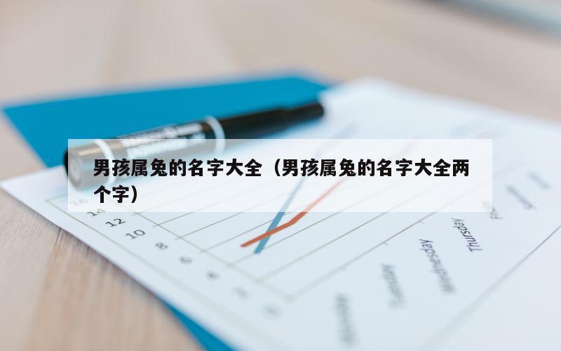 男孩属兔的名字大全（男孩属兔的名字大全两个字）