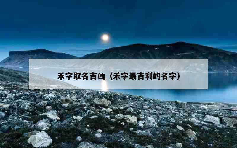 禾字取名吉凶（禾字最吉利的名字）