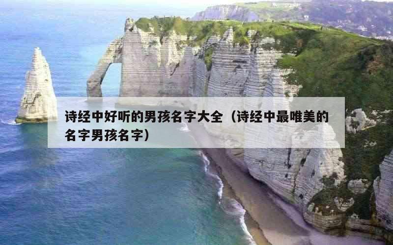 诗经中好听的男孩名字大全（诗经中最唯美的名字男孩名字）