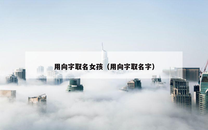 用向字取名女孩（用向字取名字）