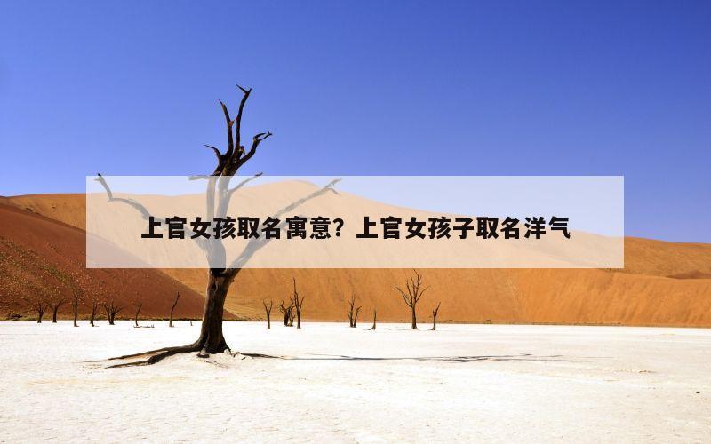 上官女孩取名寓意？上官女孩子取名洋气