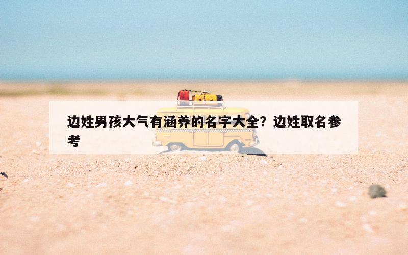 边姓男孩大气有涵养的名字大全？边姓取名参考