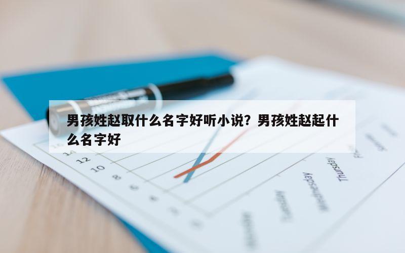 男孩姓赵取什么名字好听小说？男孩姓赵起什么名字好