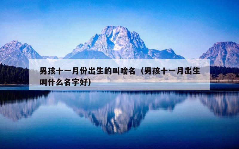 男孩十一月份出生的叫啥名（男孩十一月出生叫什么名字好）