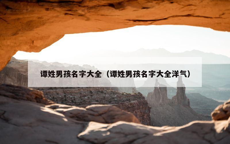 谭姓男孩名字大全（谭姓男孩名字大全洋气）